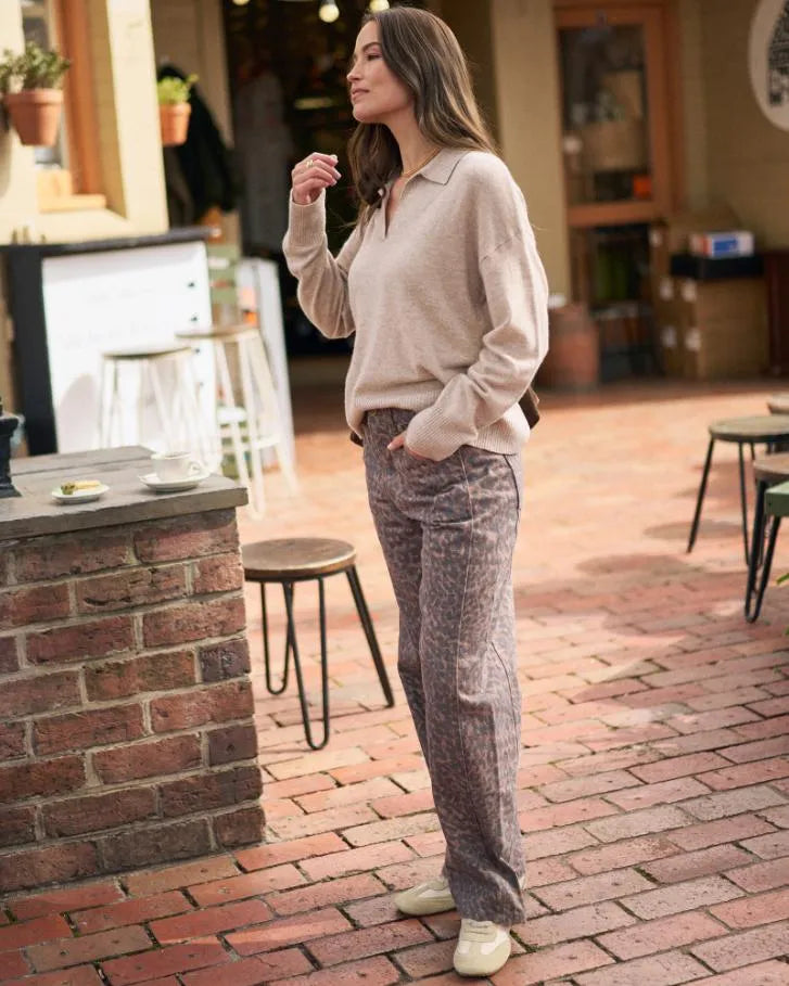 Harper Barrel Jean in Leopard by Ceres Life