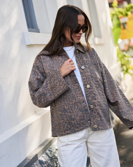 Ziggy Shacket in Leopard by Ceres Life