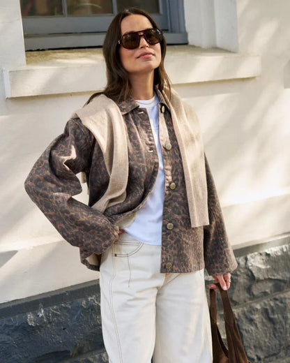 Ziggy Shacket in Leopard by Ceres Life