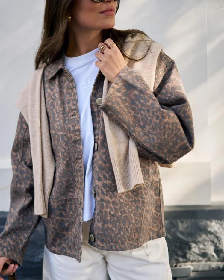 Ziggy Shacket in Leopard by Ceres Life