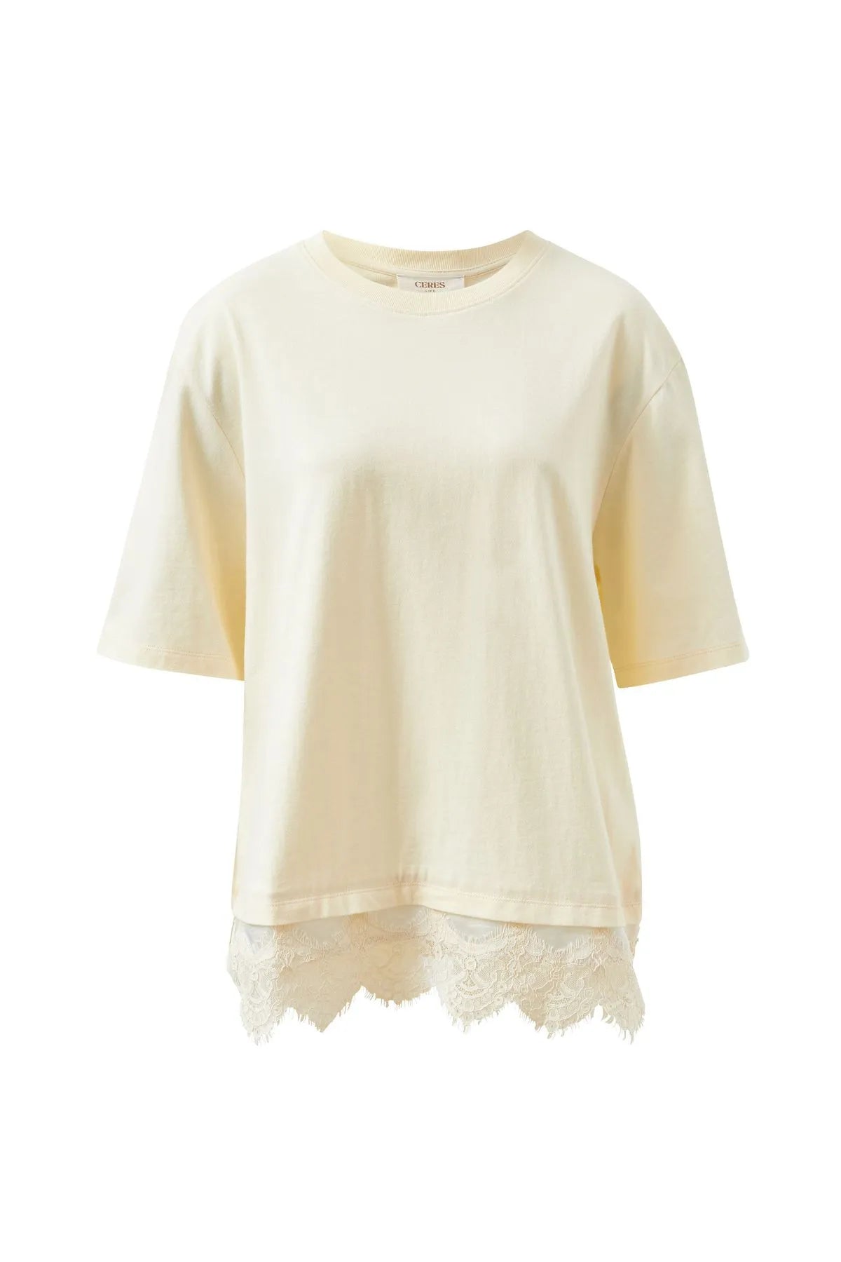 The Lacey Tee ion Marshmallow