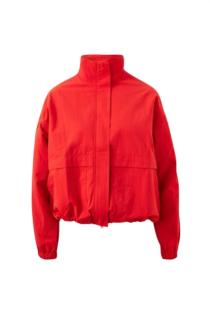 Fletcher Funnel Bomber in Pomodoro Red