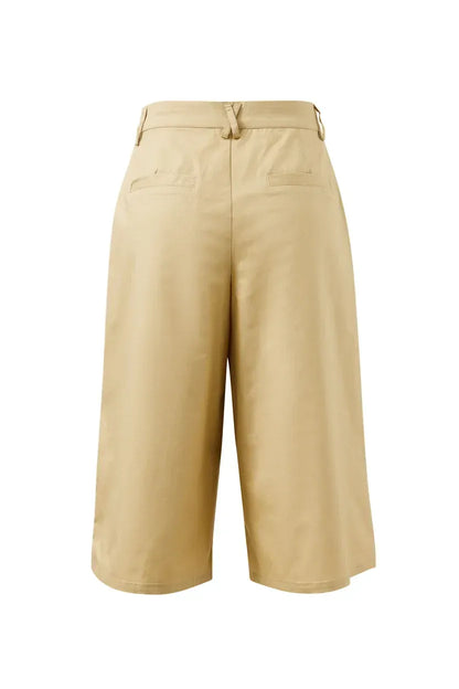 Harlow Bermuda Shorts in Burnt Butter