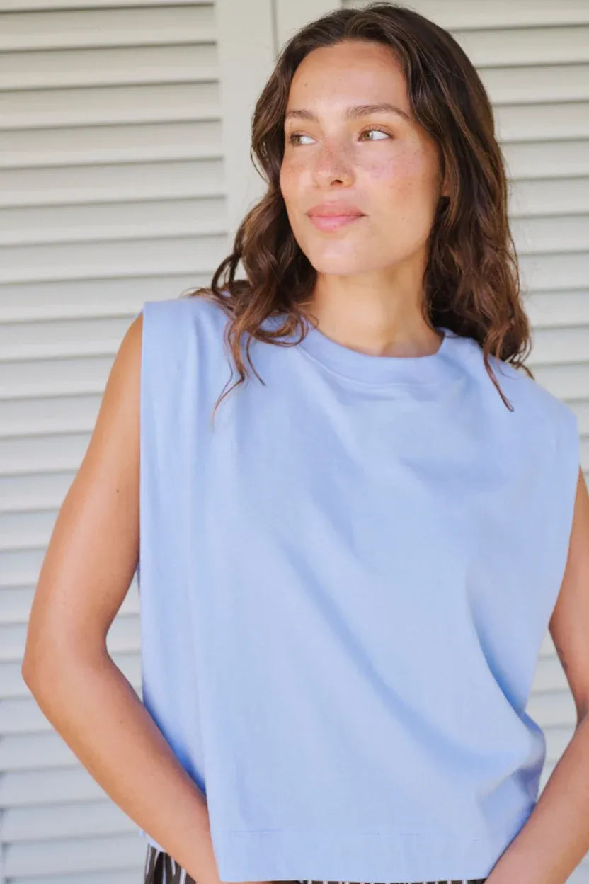 Frankie Tank in Sky Blue