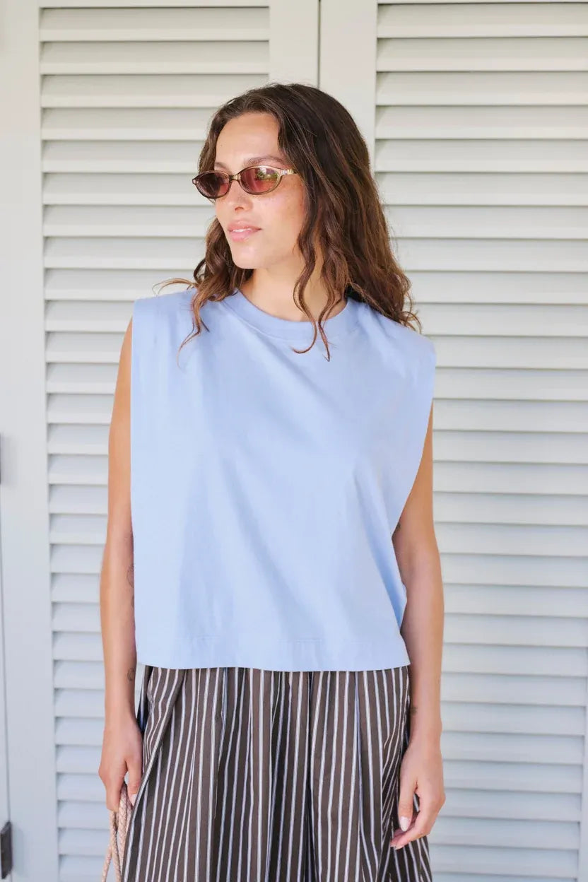 Frankie Tank in Sky Blue