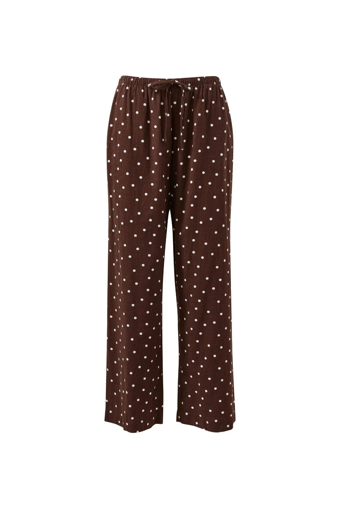 Resort Pants in Chocolate Scattered Spot
