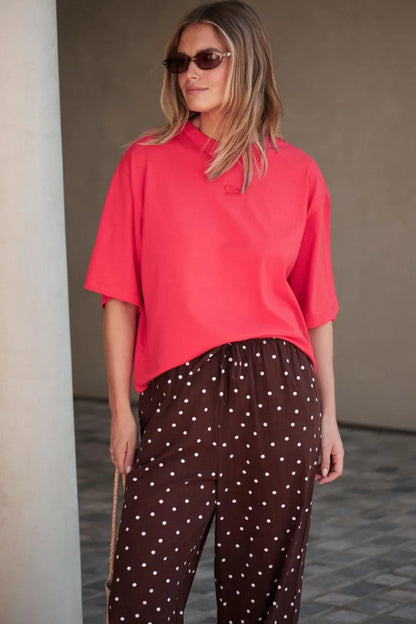 Resort Pants in Chocolate Scattered Spot
