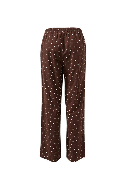 Resort Pants in Chocolate Scattered Spot