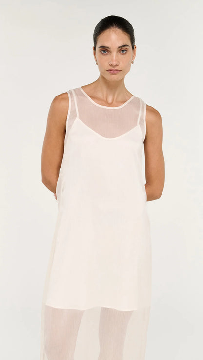 Aria Sheer Layered Midi Dress