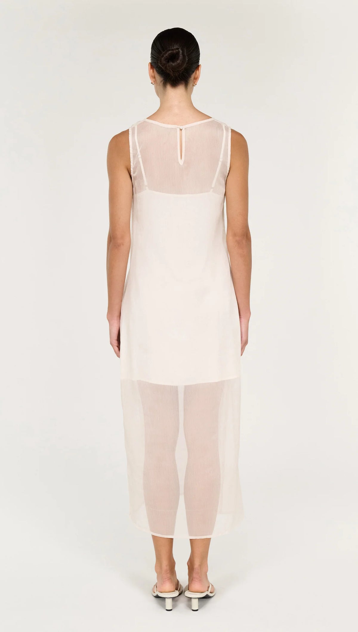 Aria Sheer Layered Midi Dress
