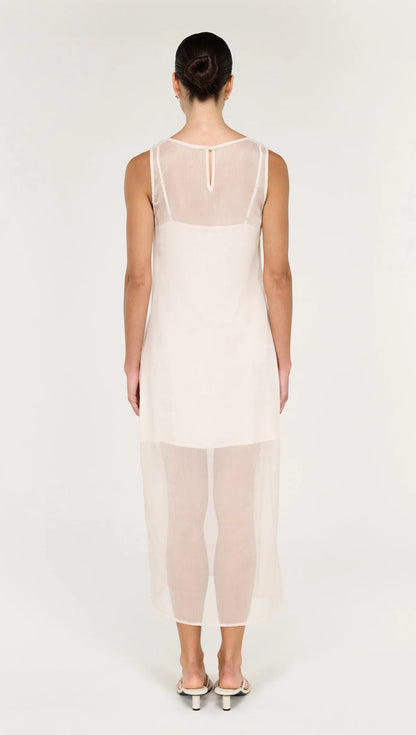 Aria Sheer Layered Midi Dress