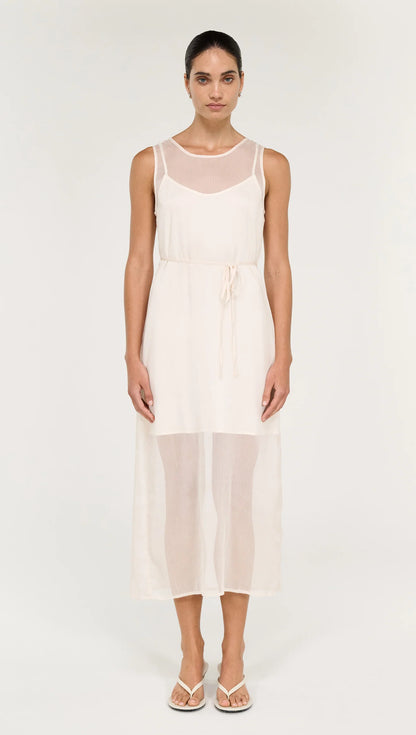 Aria Sheer Layered Midi Dress