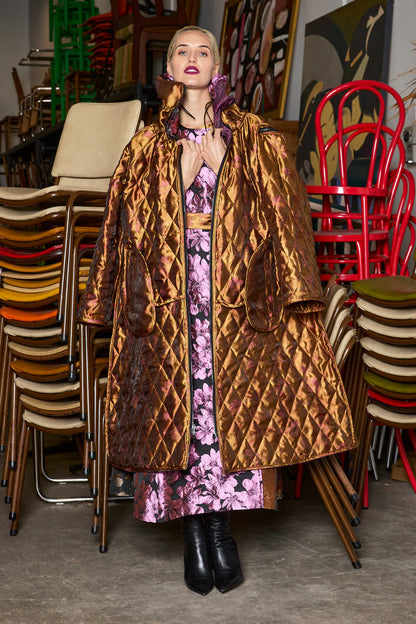 MA Dainty Puff Coat Pink Combo