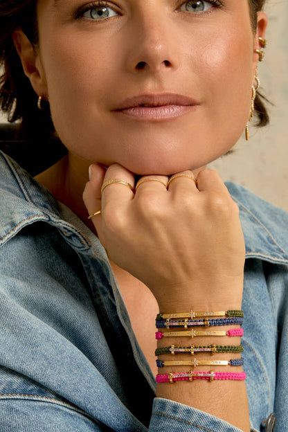 Blue Diwali Link Bracelet