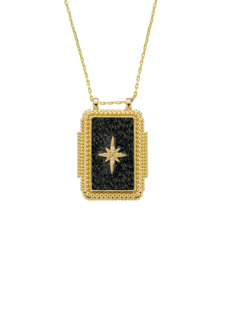 Black Diwali Twice Boheme Necklace