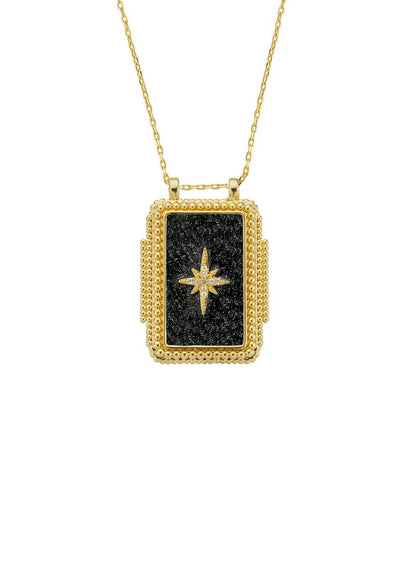 Black Diwali Twice Boheme Necklace