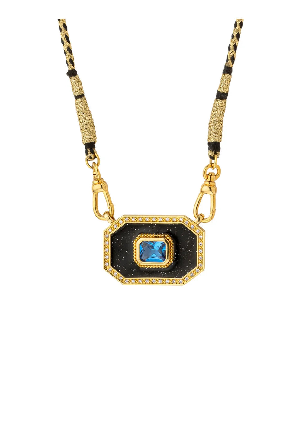 Black Shiny Yucatan Necklace