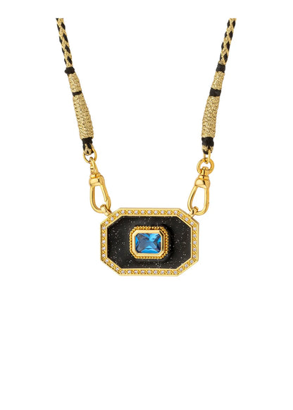 Black Shiny Yucatan Necklace
