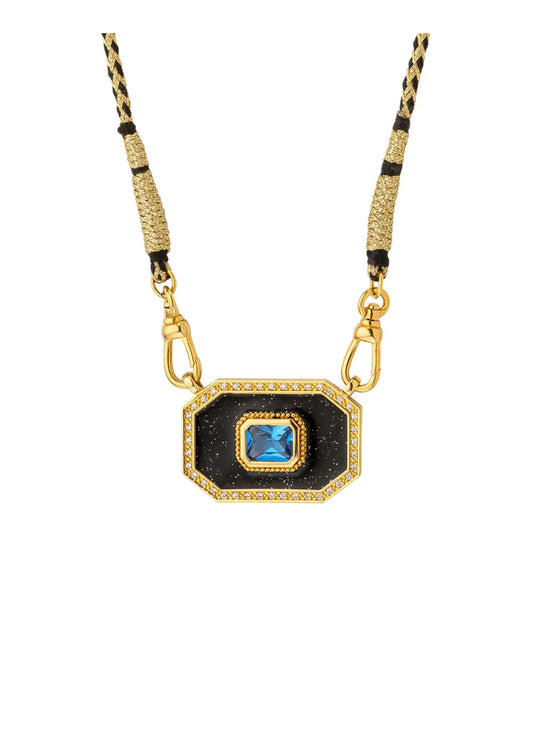Black Shiny Yucatan Necklace