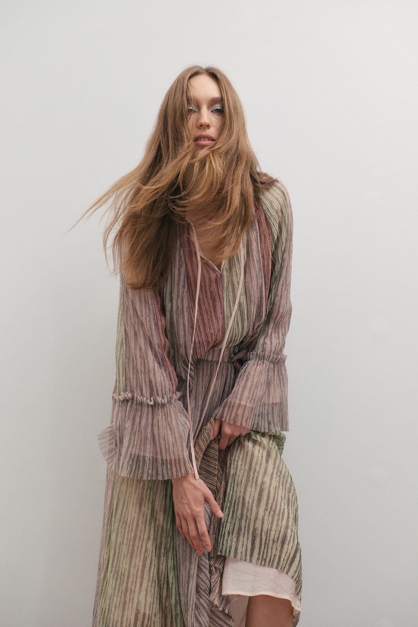 Crystalline Blouse - Shimmering Dawn Light