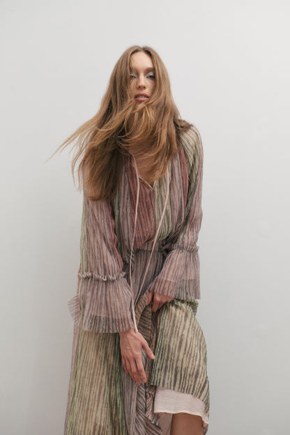 Crystalline Blouse - Shimmering Dawn Light