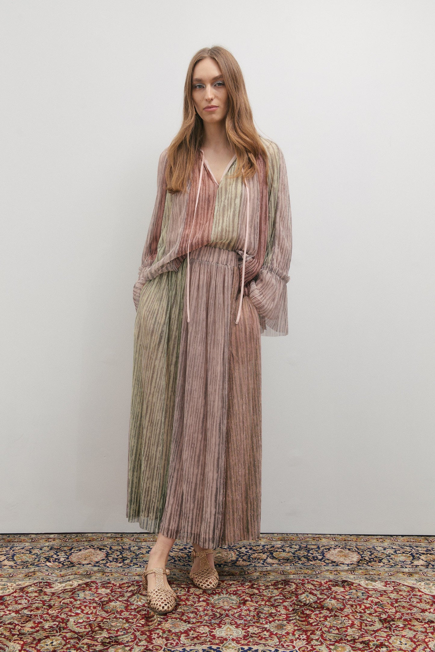 Crystalline Blouse - Shimmering Dawn Light