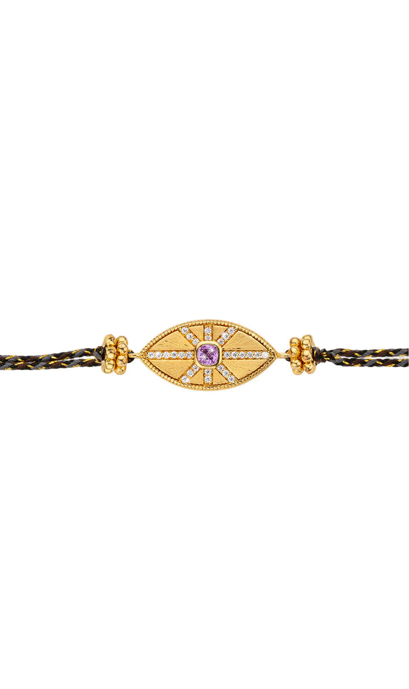 Purple California Iris Bracelet