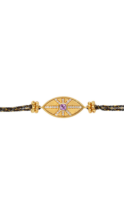 Purple California Iris Bracelet