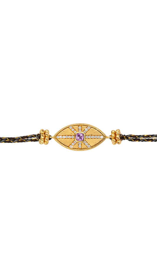 Purple California Iris Bracelet
