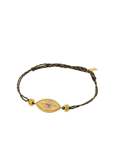 Purple California Iris Bracelet