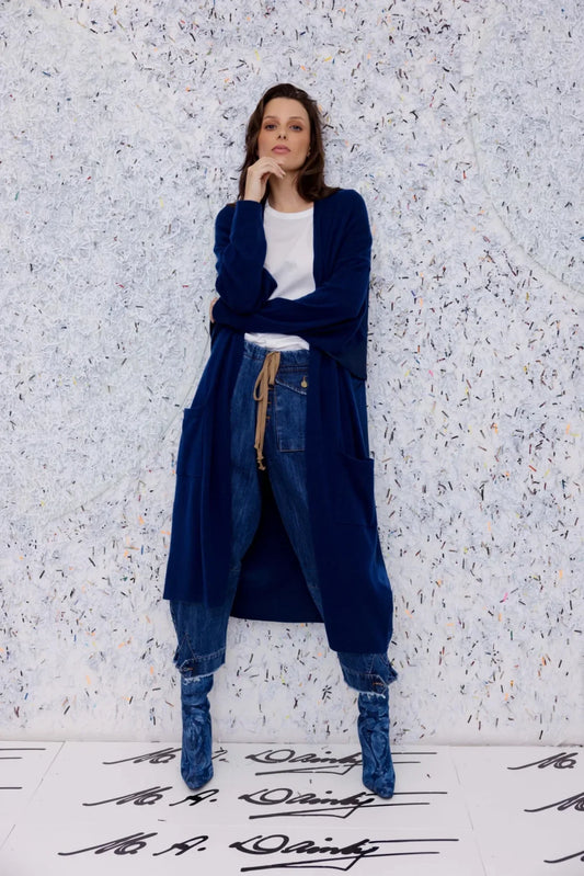 MA Dainty Dipper Cardigan in Electric