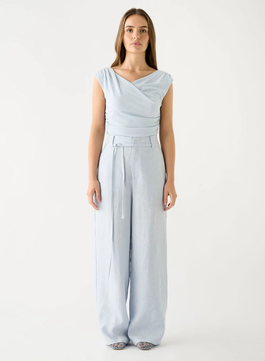 Charter Top in Ice Blue