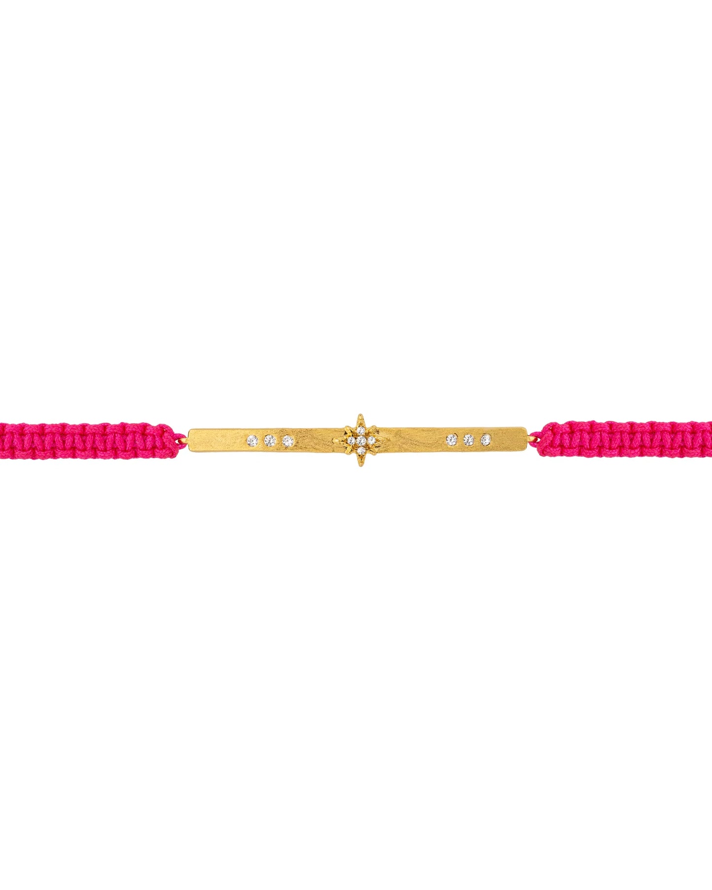 Fuschia Diwali Link Bracelet