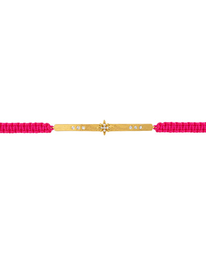 Fuschia Diwali Link Bracelet
