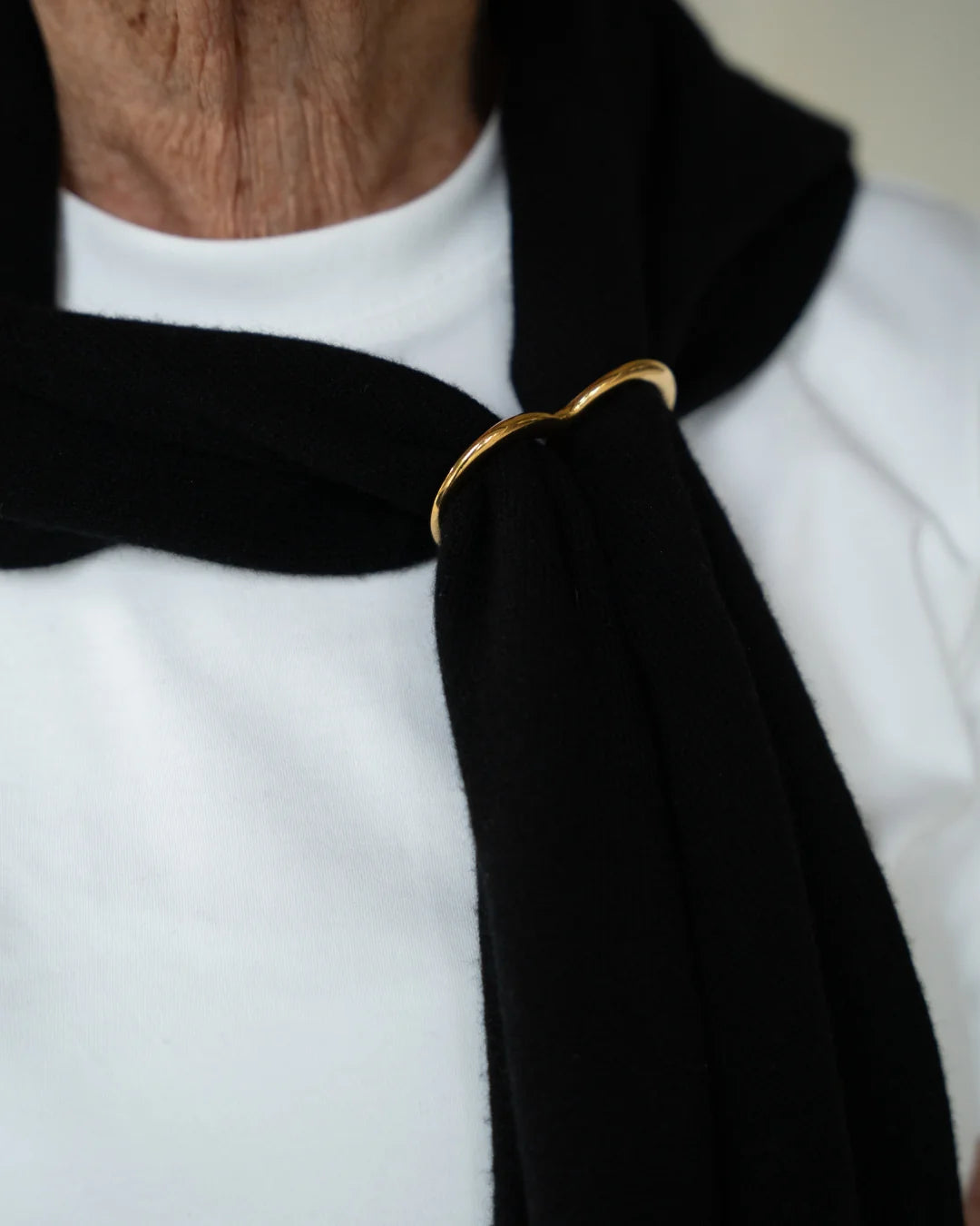 Henk Scarf ring by Pin People