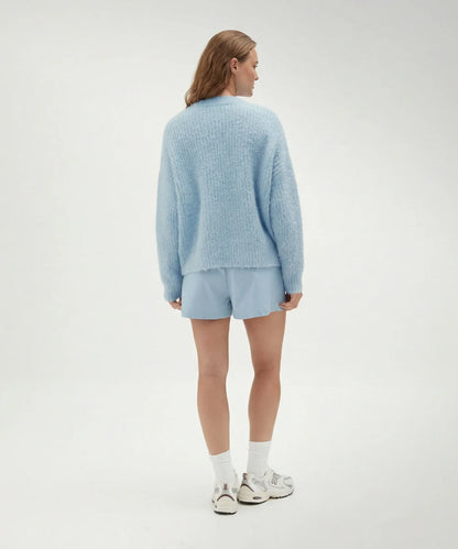 Vacation Club Fluffy Blue Knit
