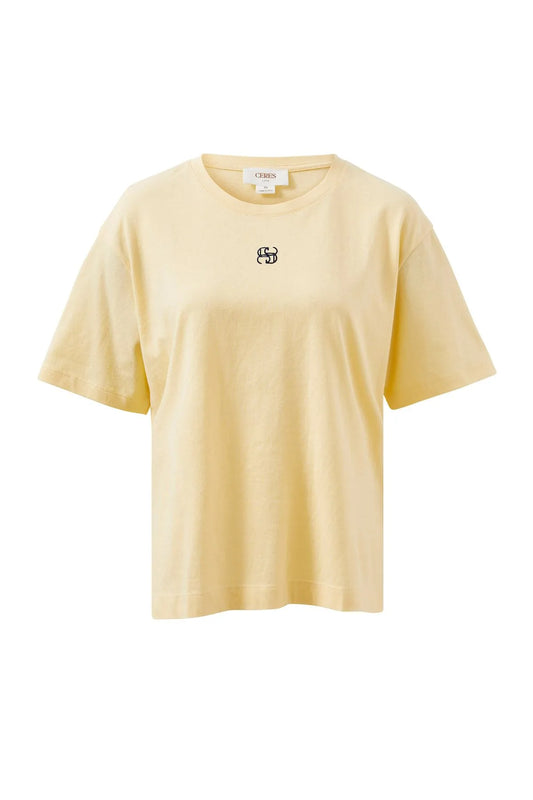 Ceres Life Stevie Slouchy Tee in Sunny Yellow