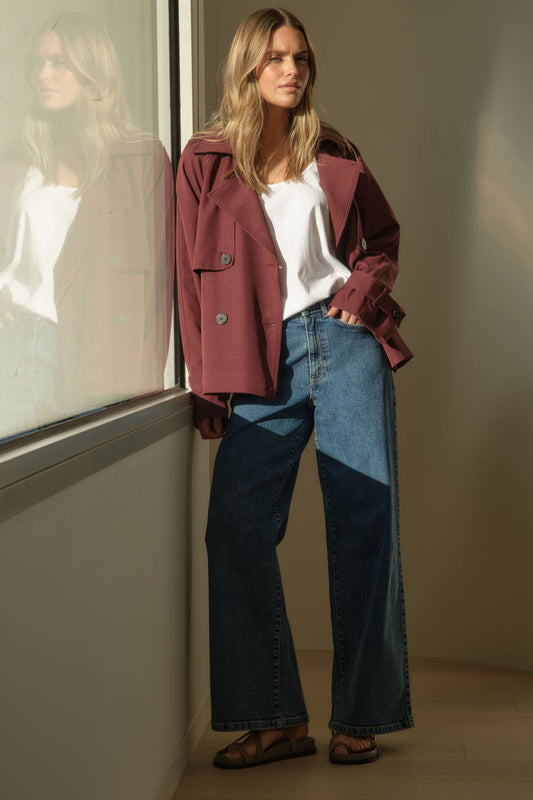 Ceres Life Core Wide Leg Jean (Evie) in Fresh Indigo