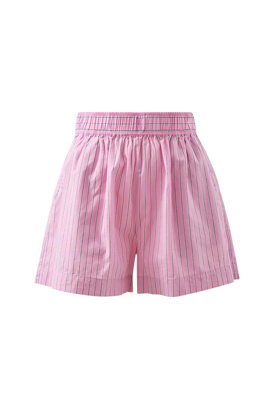 Ceres Life Mila Short in Hibiscus Pink Triple Stripe