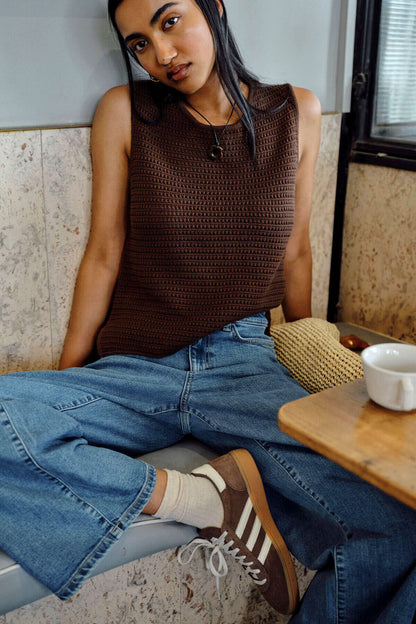 Margot Mesh Knit Tank