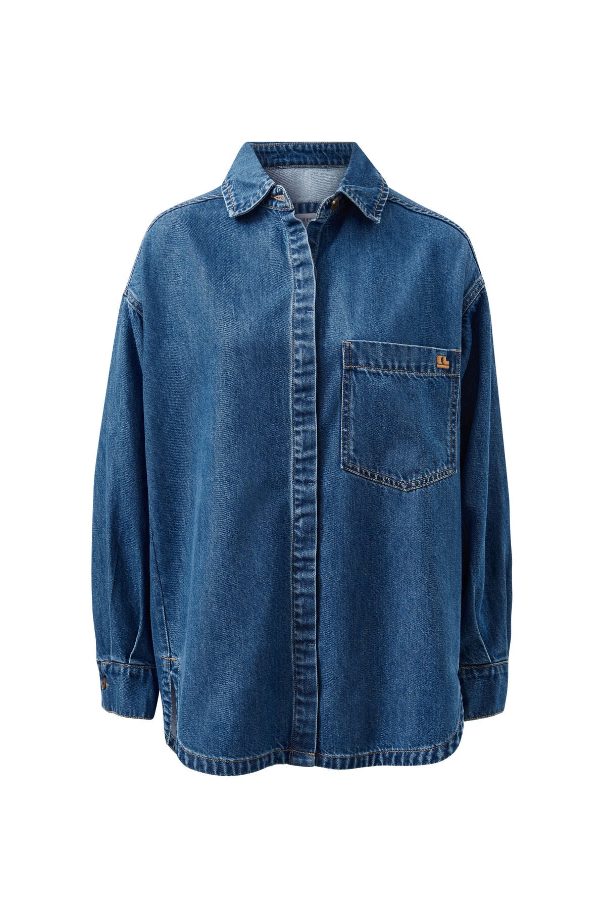 Gwynne Shirt in Fresh Indigo by Ceres Life