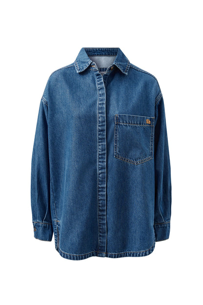 Gwynne Shirt in Fresh Indigo by Ceres Life