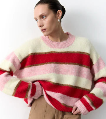 Lizzi Sweater in Red Stripe by Little Lies