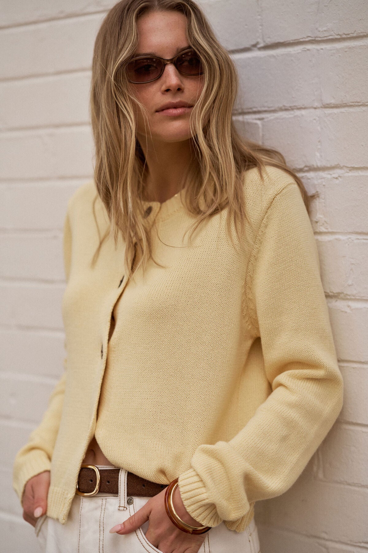 Ceres Life Nelly Long Sleeve Cardigan in Fiery Red (Copy)