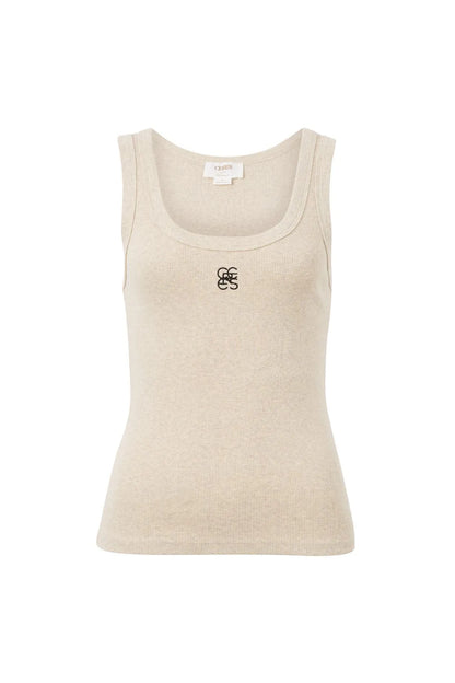 Ceres Life  Logo Contour Rib Scoop Tank
