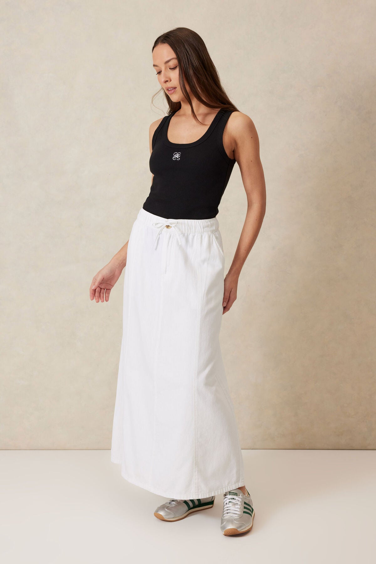 Ceres Life  Logo Contour Rib Scoop Tank
