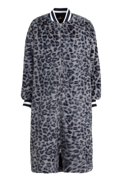 On The Spot Coat in Blue/Grey