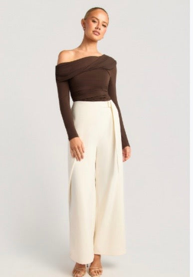 Wrap Tie Detail Pants