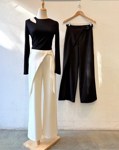 Wrap Tie Detail Pants