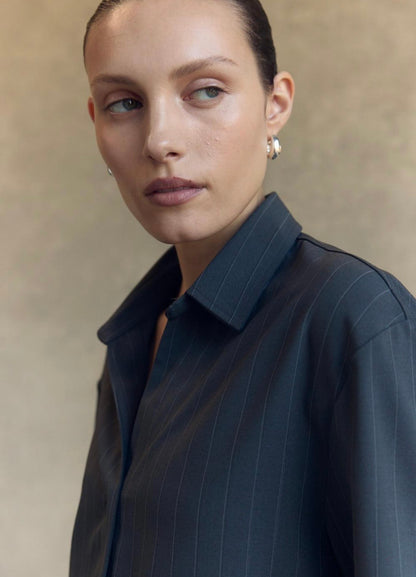 Penelope Tie Bomber Shirt